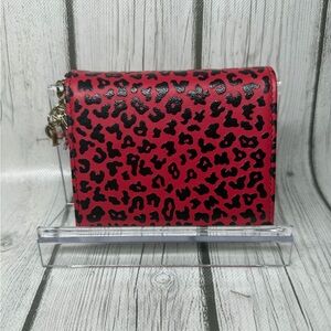 PRELOVED Christian Dior Lady Dior Cow Leather Card Holder Wallet
